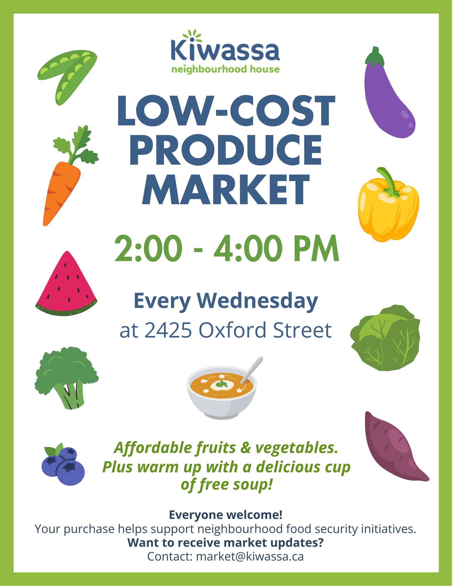 Produce Market 2-4PM POSTER