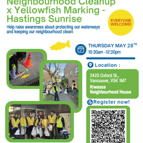 Neighbourhood Cleanup X Yellowfish Marking