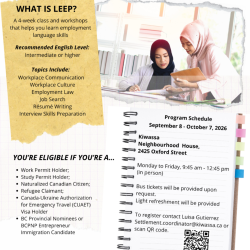 Language Enhanced Employment Program (LEEP)
